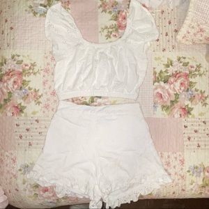 primark eyelet lace set